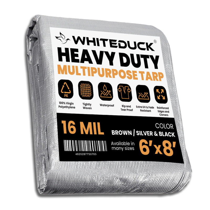 Load image into Gallery viewer, Super Heavy Duty Poly Tarp Cover Thick 16 Mil, 8 oz
