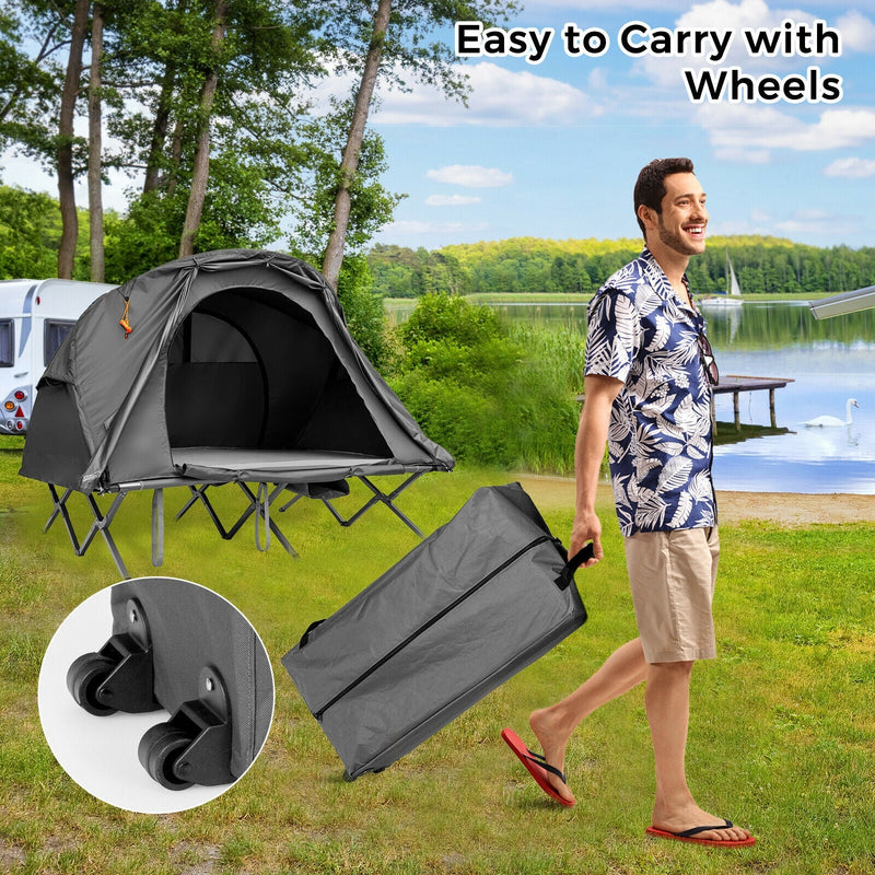 Load image into Gallery viewer, 2-Person Outdoor Camping Tent with External Cover
