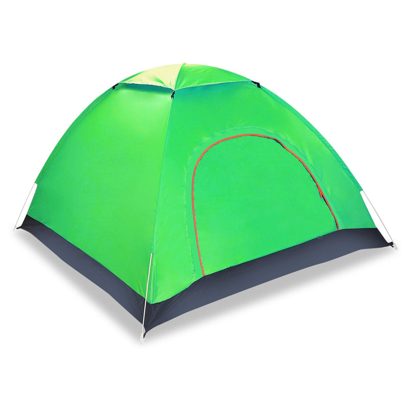 Load image into Gallery viewer, 4 Persons Camping Waterproof Tent Pop Up Tent Instant Setup Tent w/2 Mosquito Net Doors Carrying Bag Folding 4 Seasons for Hiking Climbing Adventure F
