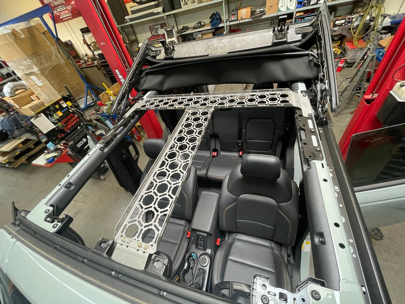 Load image into Gallery viewer, 6th Gen Bronco Roof Panel Mount kit by Adapt-a-panel (full section)
