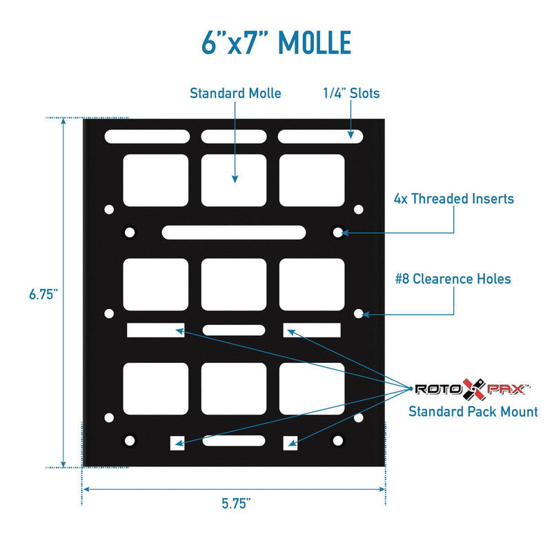 Load image into Gallery viewer, 6x7" MOLLE Panel
