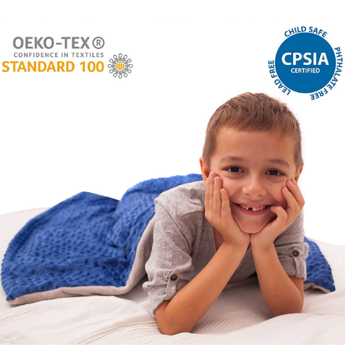 Load image into Gallery viewer, 7 Lbs Weighted Blanket for Kids with Removable Cover - 41" x 60"
