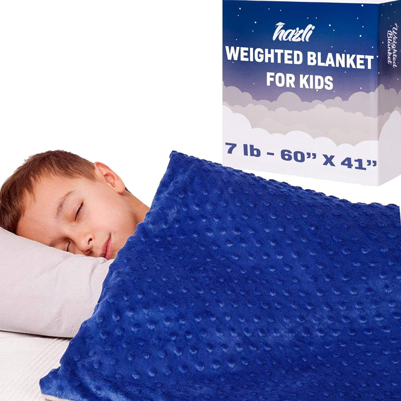 Load image into Gallery viewer, 7 Lbs Weighted Blanket for Kids with Removable Cover - 41" x 60"
