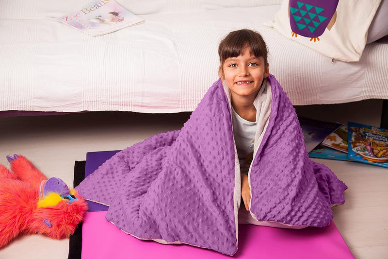 Load image into Gallery viewer, 7 Lbs Weighted Blanket for Kids with Removable Cover - 41" x 60"
