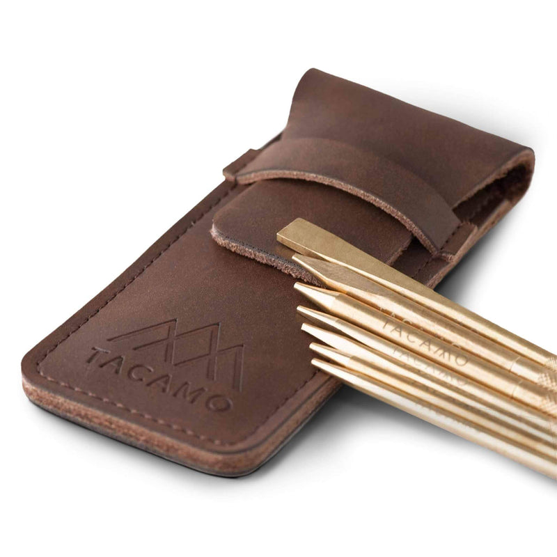 Load image into Gallery viewer, 7-Piece Professional Brass Paracord FIDS Set
