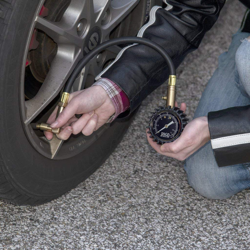Load image into Gallery viewer, BikePro™ Presta Tire Pressure Gauge - 60 PSI | Presta &amp; Schrader (Mountain Bikes)
