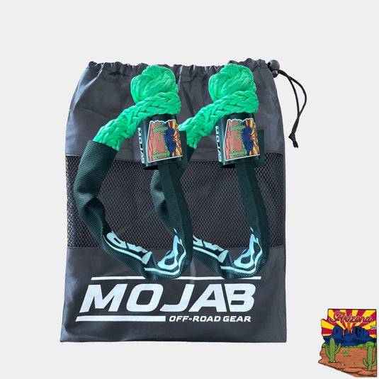Soft Shackle 3/8'' x 22” with sleeve and bag (Set of 2 Shackles) (Lifetime Warranty)