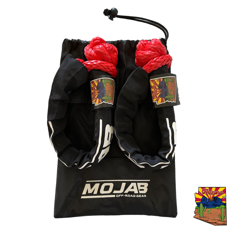 Load image into Gallery viewer, Soft Shackle 3/8'' x 22” with sleeve and bag (Set of 2 Shackles) (Lifetime Warranty)
