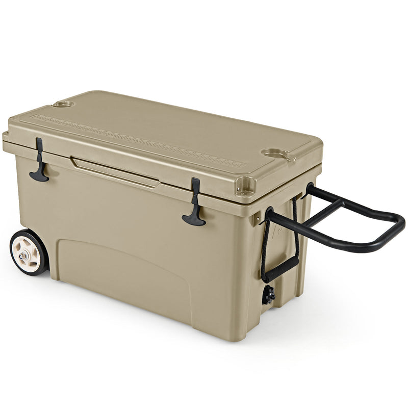 Load image into Gallery viewer, 75 Quart Portable Hard Cooler with 6-Day Ice Retention and Wheels
