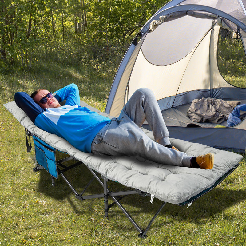 Load image into Gallery viewer, 75 x 27.5 Inch Camping Cot Pads with Soft and Breathable Crystal Velvet
