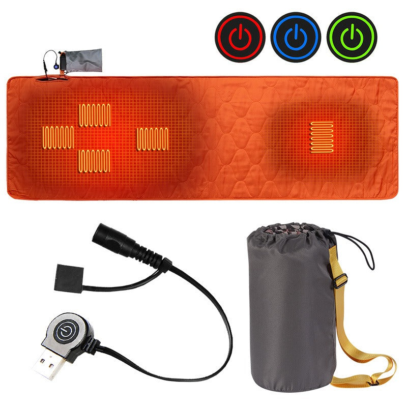 Load image into Gallery viewer, Winter New Smart Charging Portable Heating Sleeping Pad Outdoor Camping Sleeping Bag Pad Individual Camping Thermal Pad
