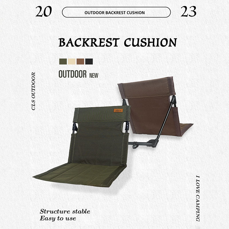 Load image into Gallery viewer, Outdoor camping backrest cushion chair portable folding chair tent leisure chair balcony park lawn picnic chair
