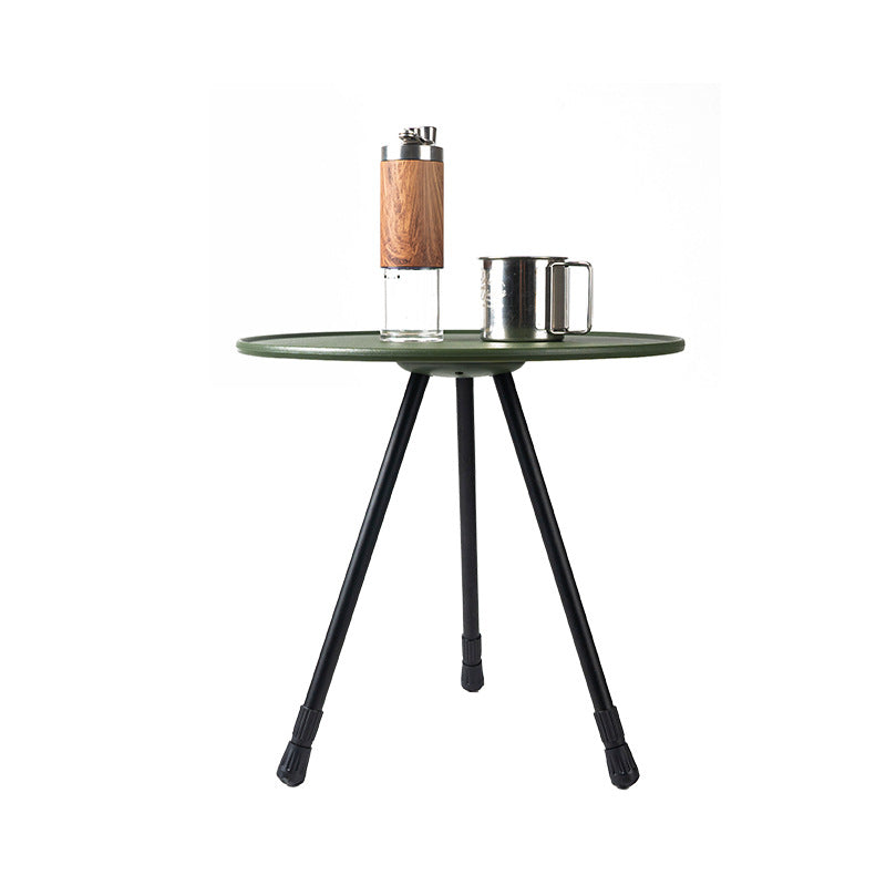 Load image into Gallery viewer, Outdoor Furniture Balcony Lightweight Portable Aluminum Height Adjustable Small Round Outdoor Folding Picnic Camping Table
