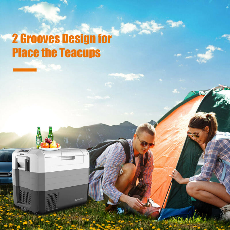 Load image into Gallery viewer, 58 Quart Portable Electric Camping Car Cooler
