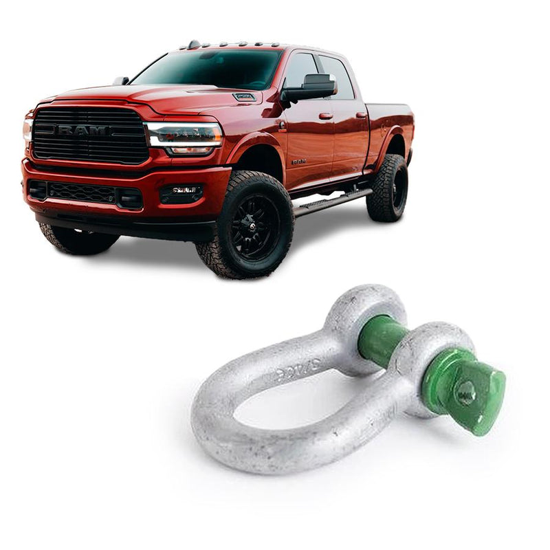 Load image into Gallery viewer, Yankum Ropes Green Pin Bow Shackle SC
