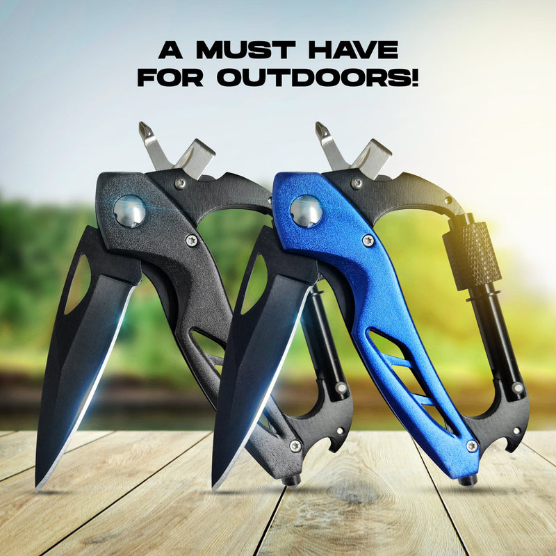 Load image into Gallery viewer, 2-Pack Carabiner Knives
