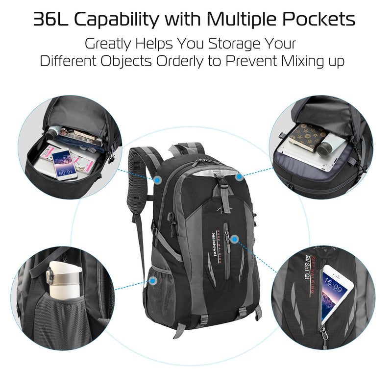 Load image into Gallery viewer, 36L Outdoor Backpack Waterproof Daypack Travel Knapsack
