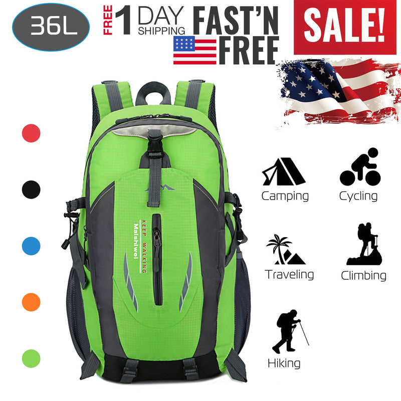 Load image into Gallery viewer, 36L Outdoor Backpack Waterproof Daypack Travel Knapsack
