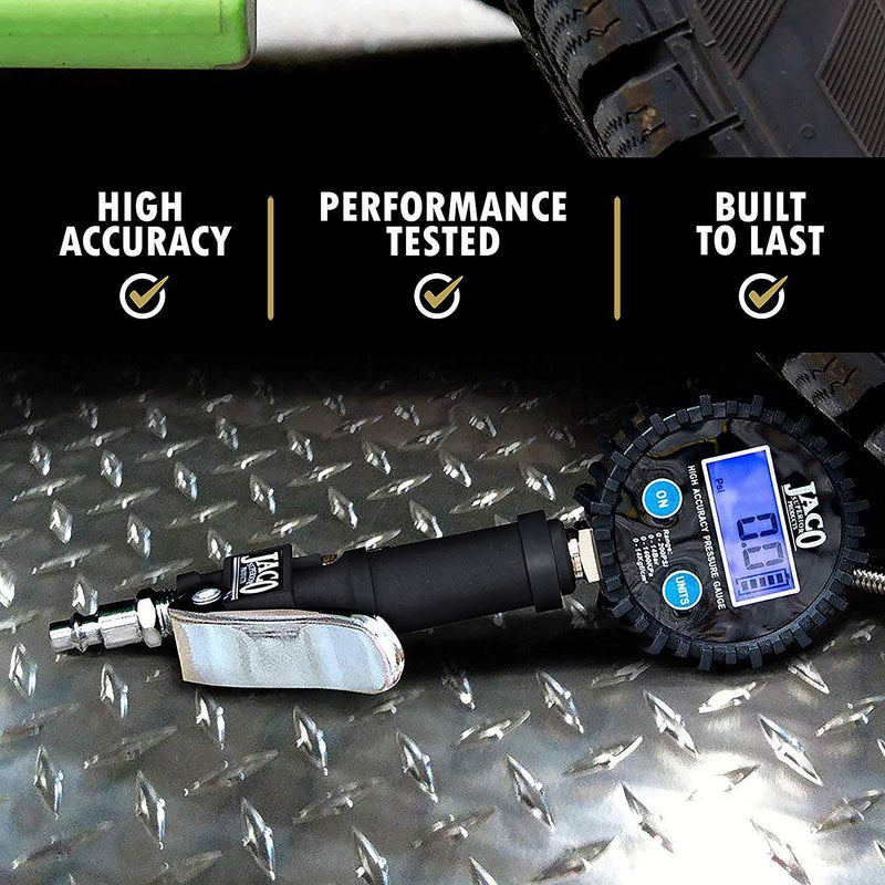Load image into Gallery viewer, FlowPro® Digital Tire Inflator with Pressure Gauge - 200 PSI
