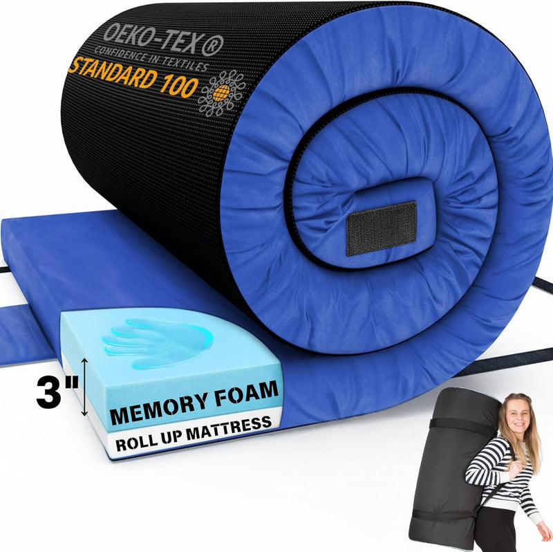 Load image into Gallery viewer, Matrix Air-Cell Memory Foam Camping Mattress
