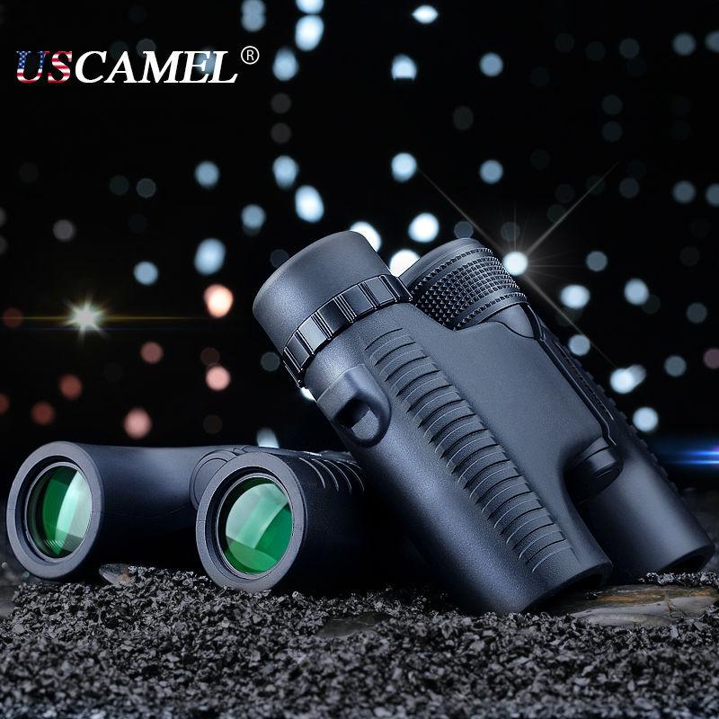 Load image into Gallery viewer, USCAMEL HD 10x26 Binoculars Powerful Zoom Long Range 5000m Professional Waterproof Folding Telescope Wide Angle Vision Hunting
