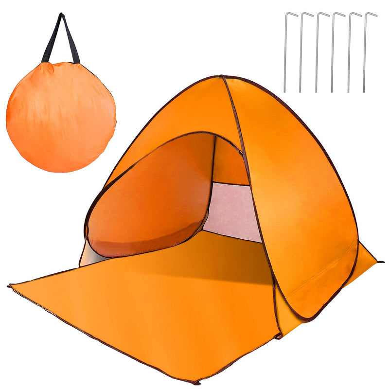 Load image into Gallery viewer, Pop Up Beach Tent Sun Shade Shelter Anti-UV Automatic Waterproof Tent Canopy for 2/3 Man w/ Net Window Storage Bag for Outdoor Beach Camping Fishing P
