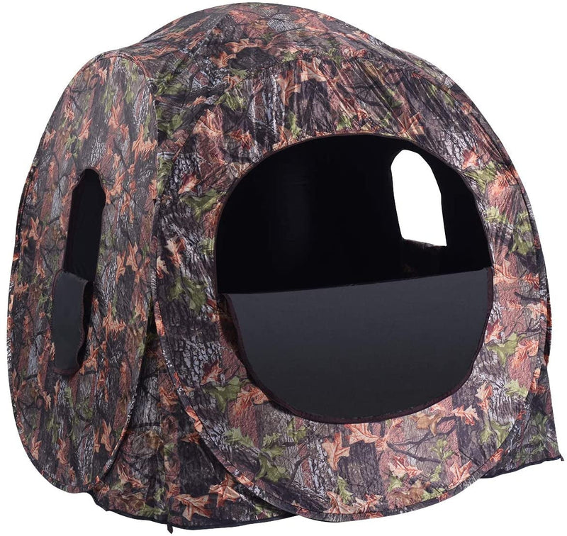 Load image into Gallery viewer, Portable Pop up Ground Camo Blind Hunting Enclosure
