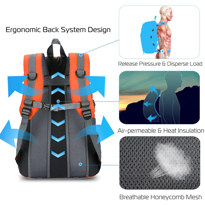 Load image into Gallery viewer, 36L Outdoor Backpack Waterproof Daypack Travel Knapsack
