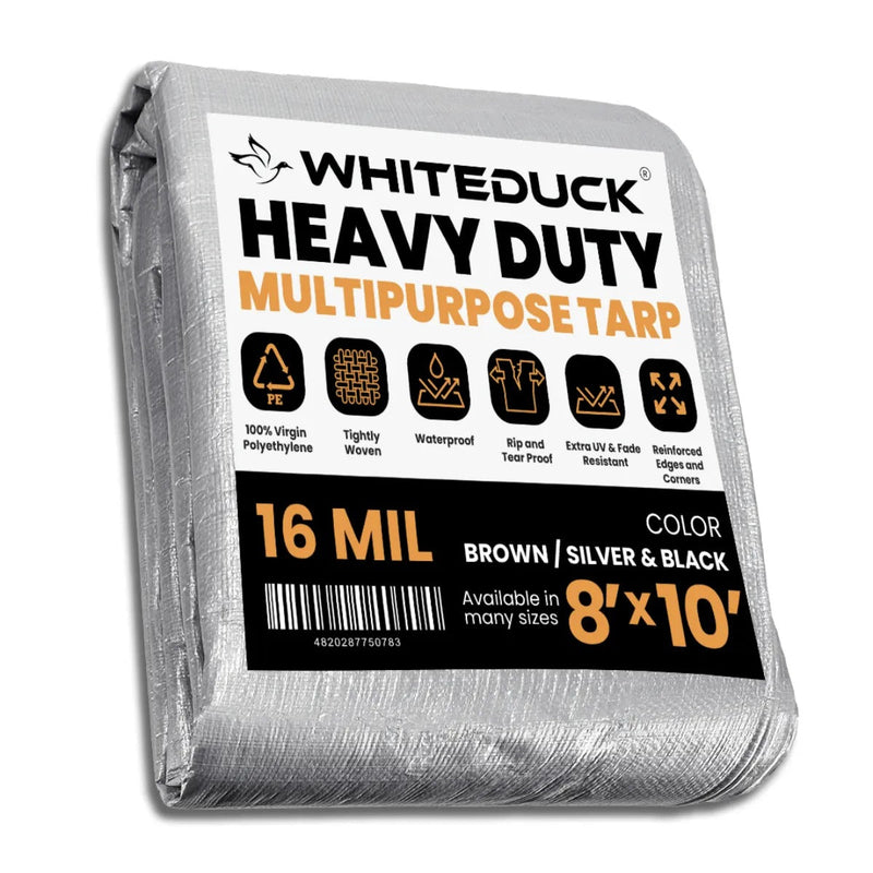 Load image into Gallery viewer, 8’ x 10’ Super Heavy Duty Poly Tarp

