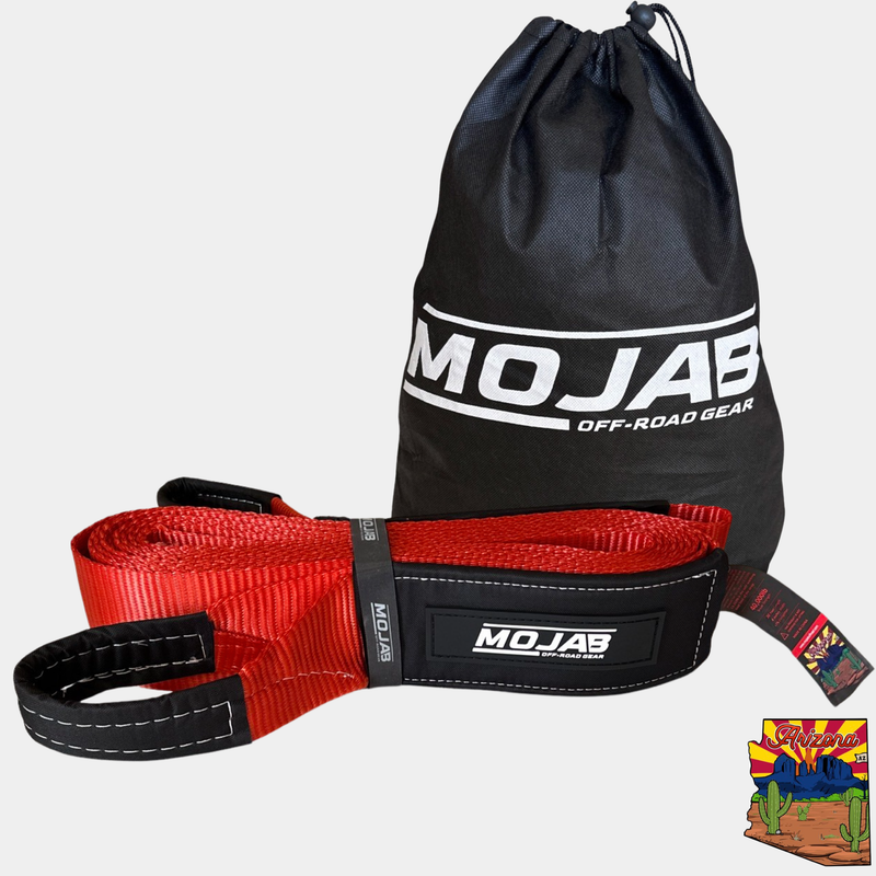 Load image into Gallery viewer, 4'' x 30' Tow Strap / Winch Strap (Lifetime Warranty)

