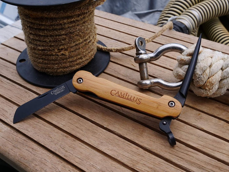 Load image into Gallery viewer, Camillus 7.5" Marlin Spike Folding Pocket Knife
