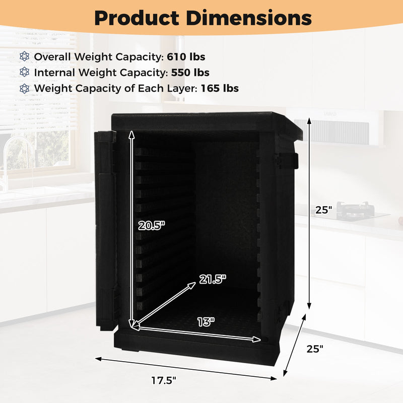 Load image into Gallery viewer, 91 Qt Insulated Food Pan Carrier with Safety Buckles
