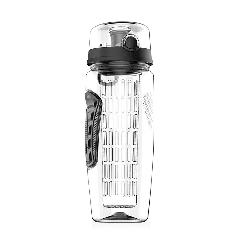 Load image into Gallery viewer, Fruit Infuser Water Bottle 32OZ Juice Shaker Sport w/ Flip Top Lid Anti-Slip Grips For Office Home Sport Running Walking Hiking
