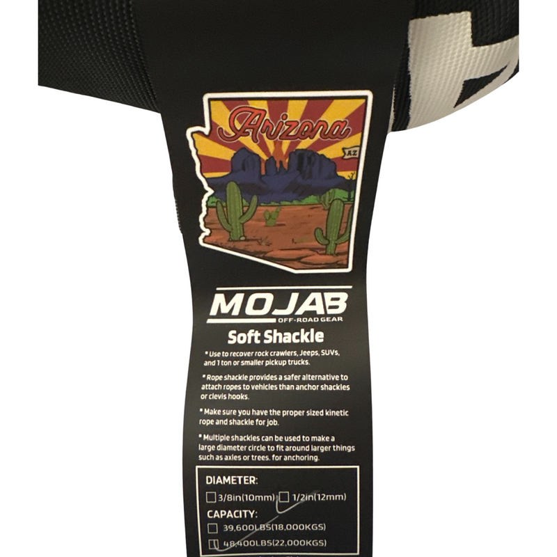 Load image into Gallery viewer, Soft Shackle 1/2'' x 22'' with sleeve and bag (Set of 2 Shackles) (Lifetime Warranty)
