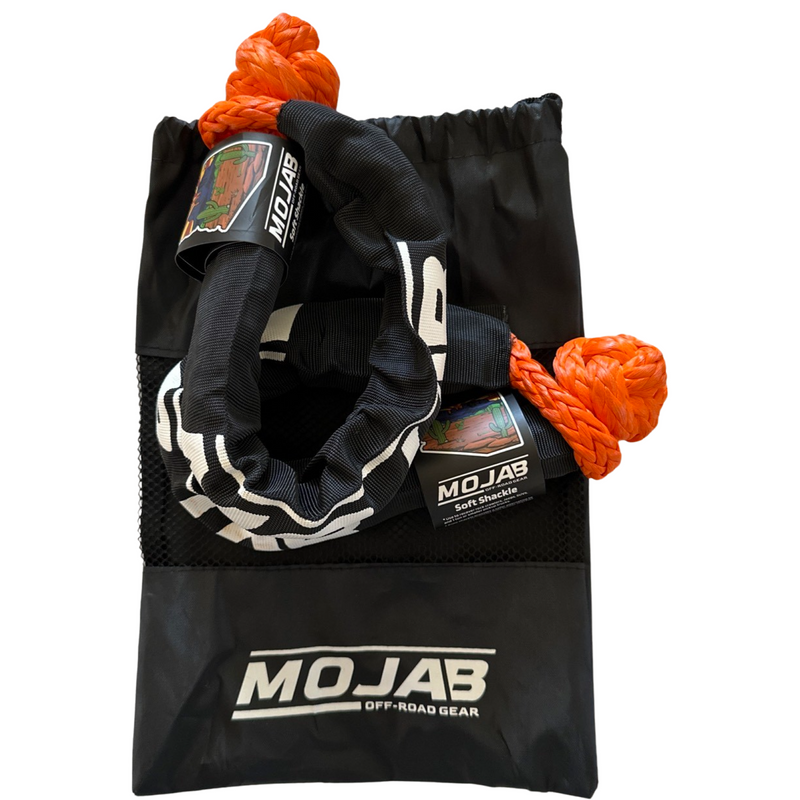 Load image into Gallery viewer, Soft Shackle 3/8'' x 22” with sleeve and bag (Set of 2 Shackles) (Lifetime Warranty)
