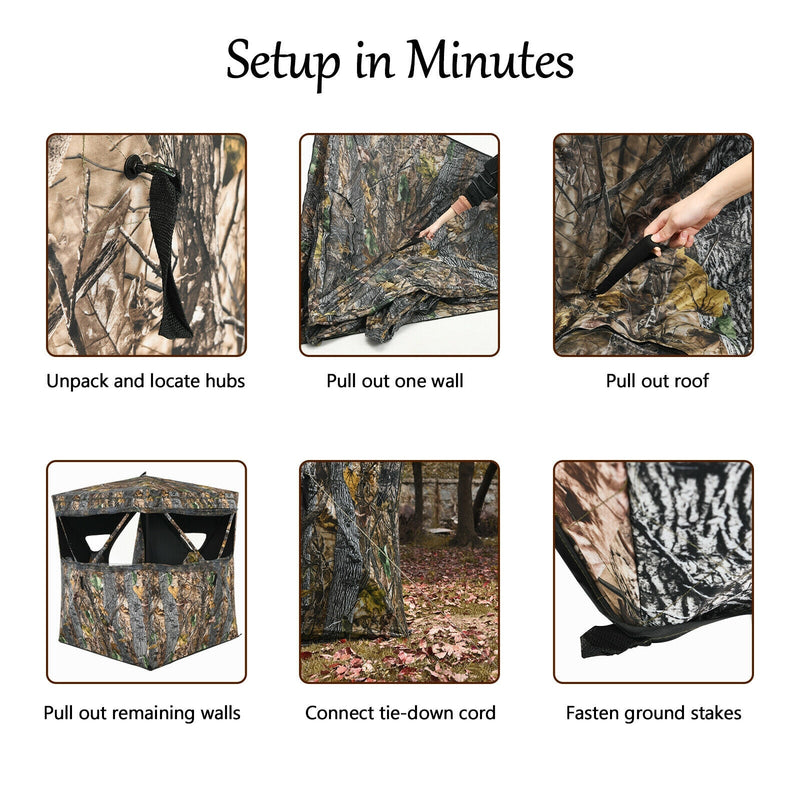 Load image into Gallery viewer, 3 Person Portable Surround View Tent with Slide Mesh Window
