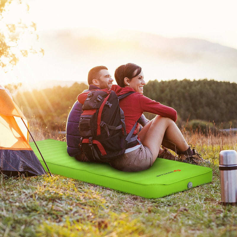 Load image into Gallery viewer, Self Inflating Folding Camping Sleeping Mattress with Carrying Bag

