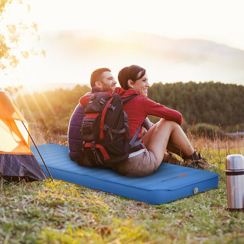 Load image into Gallery viewer, Self Inflating Folding Camping Sleeping Mattress with Carrying Bag
