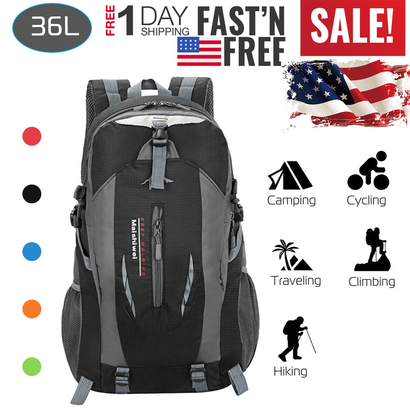 Load image into Gallery viewer, 36L Outdoor Backpack Waterproof Daypack Travel Knapsack
