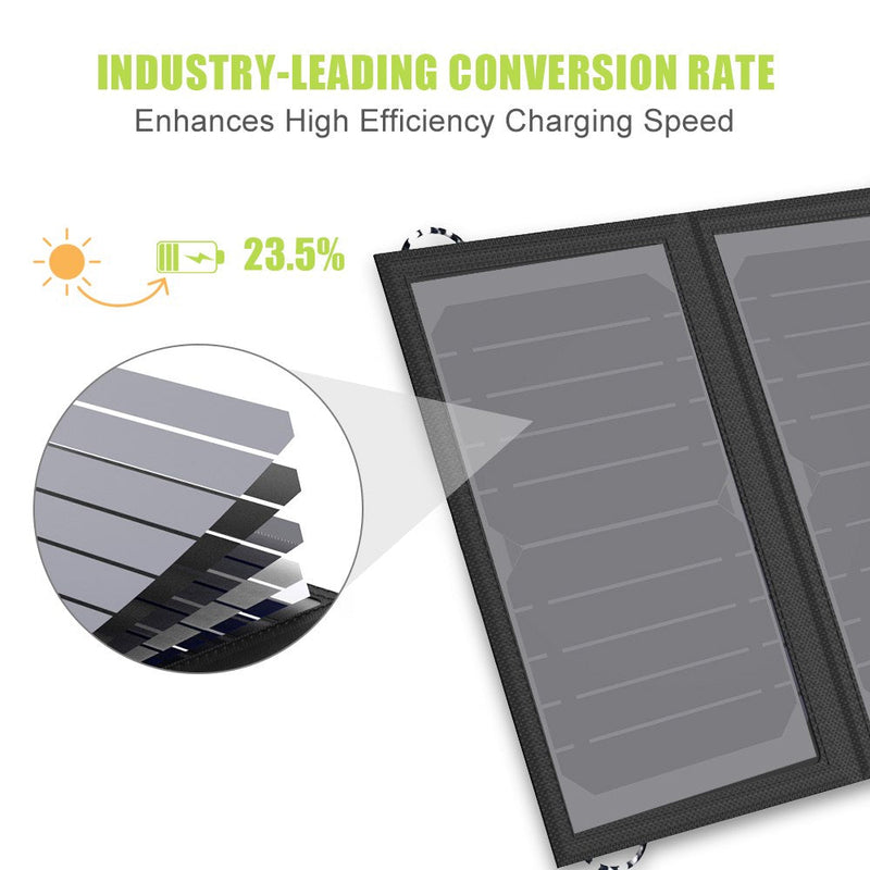 Load image into Gallery viewer, Solar Panel 10W 5V Solar Charger Portable Solar Battery Chargers Charging for Phone for Hiking etc. Outdoors.
