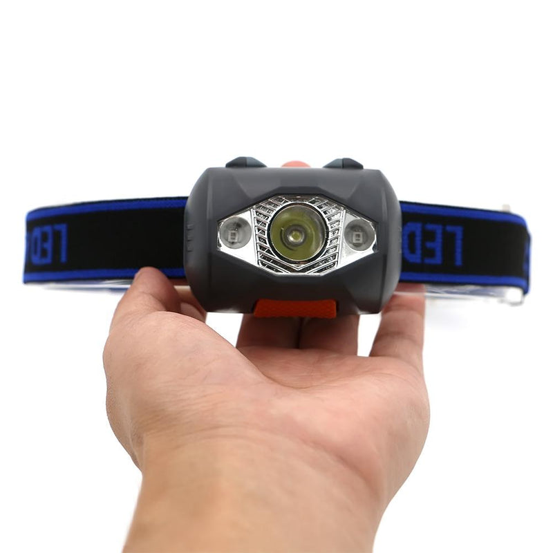 Load image into Gallery viewer, 3 LED 800 Lumens 4 Modes Mini Headlamp Outdoor  Waterproof Flash Torch Lantern For Hunting,Use AAA Battery
