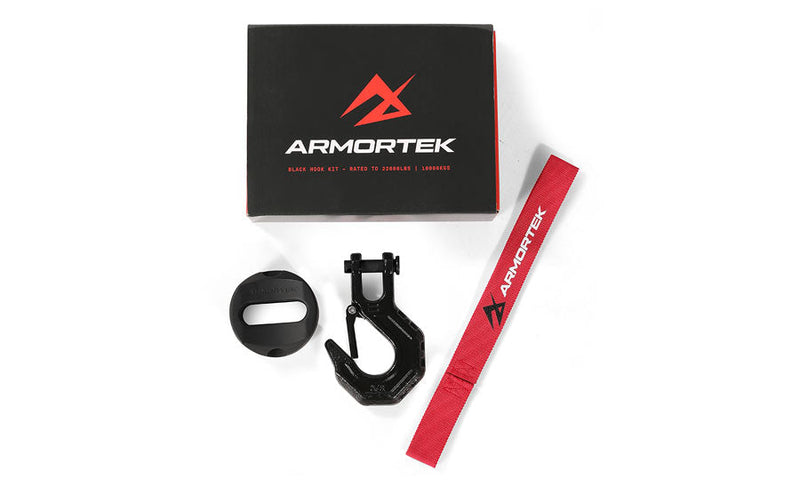 Load image into Gallery viewer, Armortek Black Hook Kit for 1/2" Rope - Rated 22000lbs

