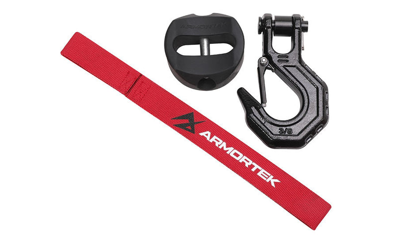 Load image into Gallery viewer, Armortek Black Hook Kit for 1/2" Rope - Rated 22000lbs
