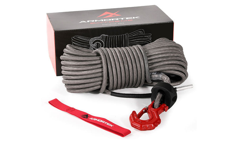 Load image into Gallery viewer, Armortek Extreme Synthetic Rope Kit 1/2" x 82' - MBL 28800 lbs
