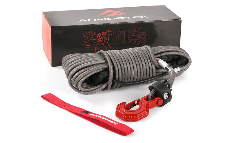 Load image into Gallery viewer, Armortek Extreme Synthetic Rope Kit 3/8" x 82' - MBL 18700 lbs
