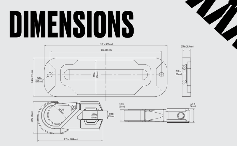 Load image into Gallery viewer, Armortek Hawse Fairlead &amp; Hook Kit
