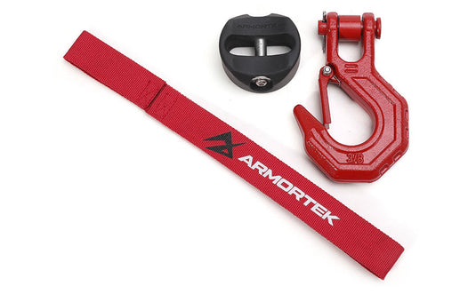 Armortek Red Hook Kit for 5/16 to 7/16" Rope - Rated 22000lbs