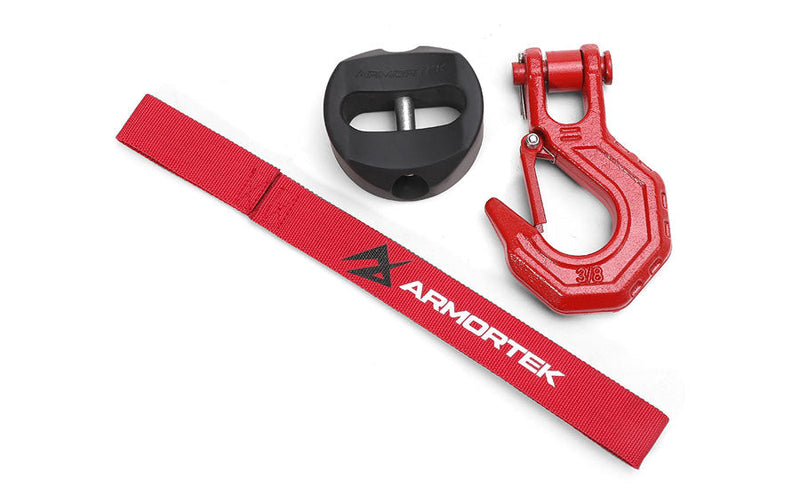 Load image into Gallery viewer, Armortek Red Hook Kit for 1/2" Rope - Rated 22000lbs
