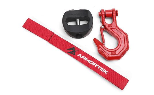 Armortek Red Hook Kit for 1/2" Rope - Rated 22000lbs