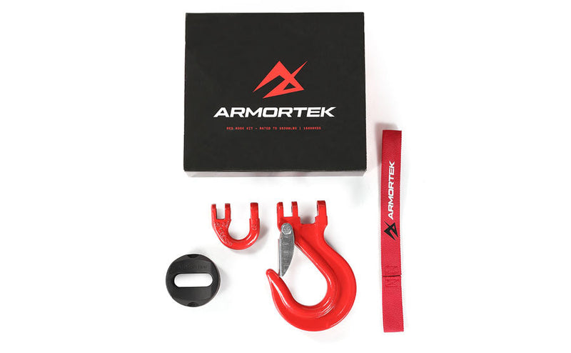 Load image into Gallery viewer, Armortek Red Hook Kit for 9/16" Rope - Rated 35200lbs
